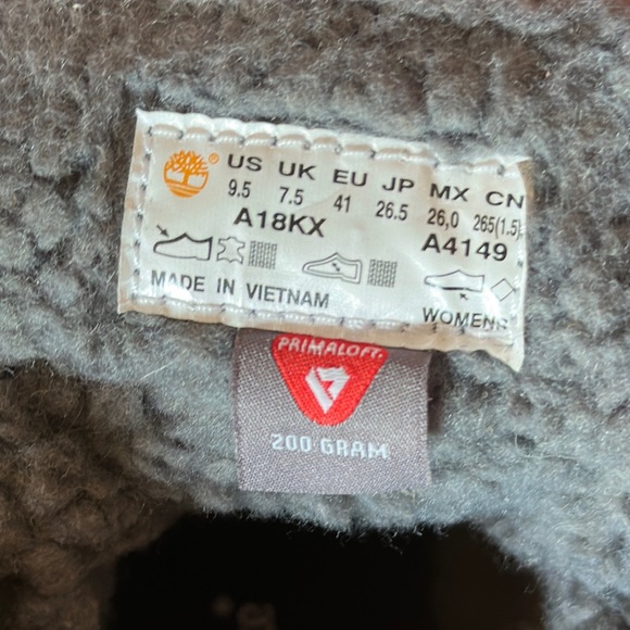 Timberland Women’s Orthotic lined black duck boots size 9.5 - Picture 9 of 11